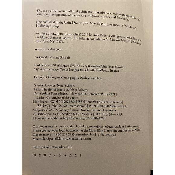 The Rise of Magicks (Chronicles of The One Series, Book 3) **no Dust Jacket** - Picture 9 of 9